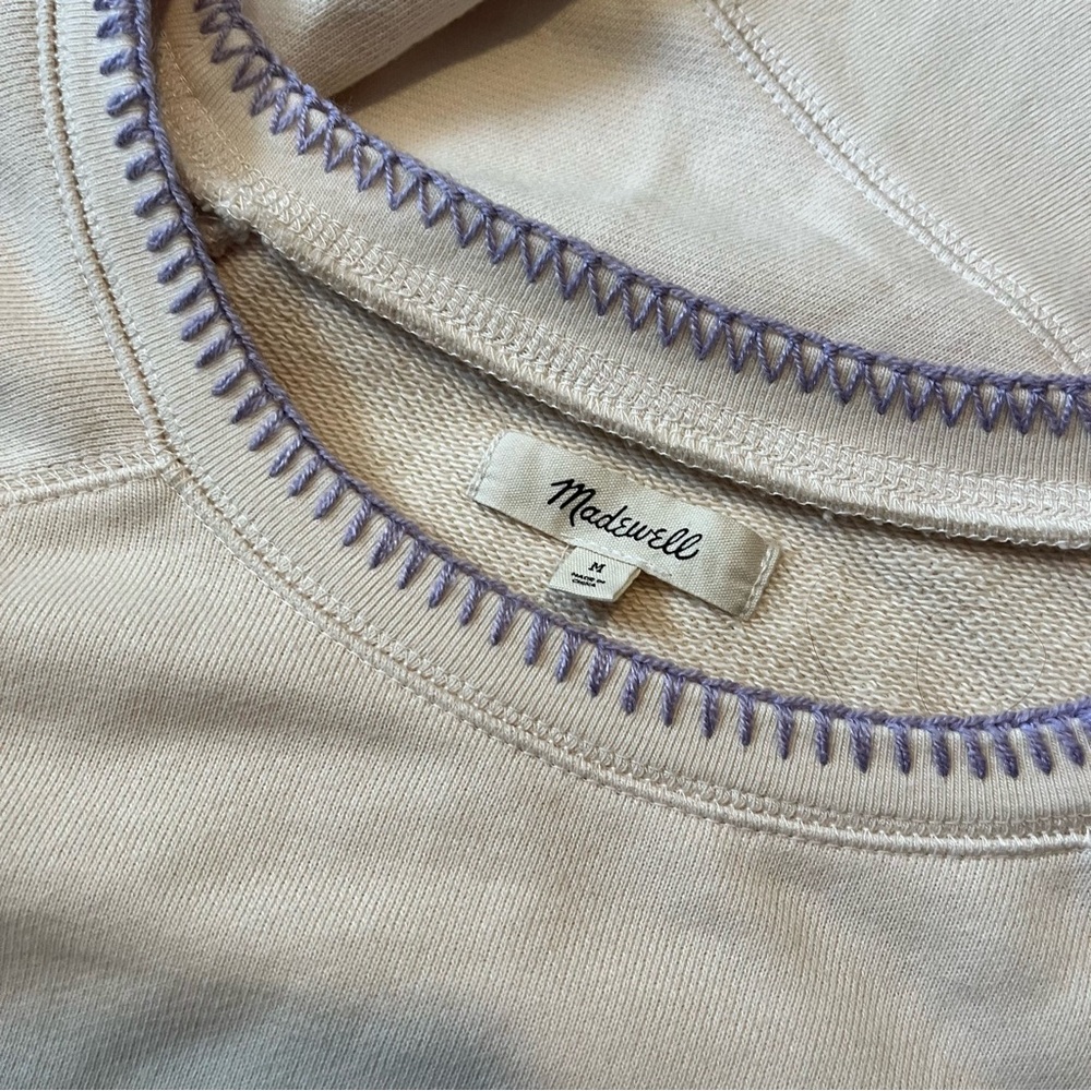 Madewell Cream Sweatshirt - Picture 4 of 4